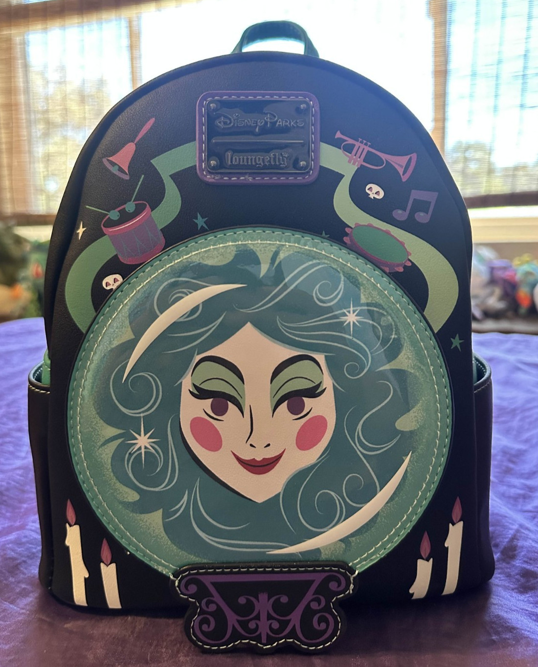 Disney Parks Haunted Mansion Madame Leota Loungefly Mini Backpack NEW