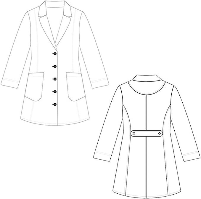 HEEDFIT Premium Quality Lab Coats for Women, A Full White Poly-Cotton 35" Long