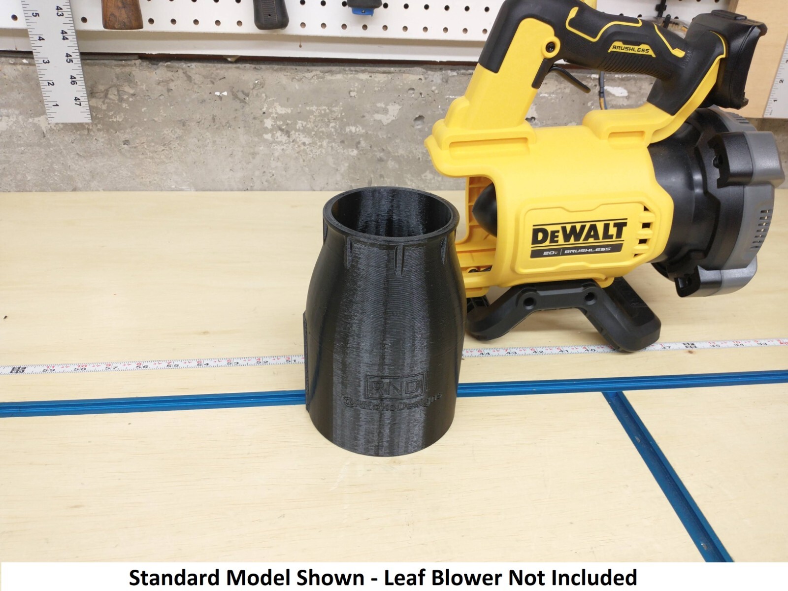 Short, Stubby Nozzle for DeWalt 20V DCBL722 Leaf Blower, Made in USA