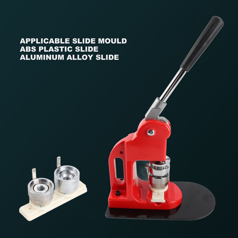 Button Maker Machine Pin Maker Button Press Machine With 100PCS Button Parts New