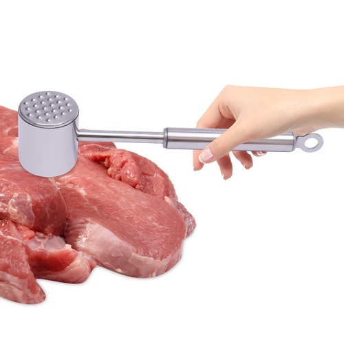 Heavy Duty Meat Hammer 304 Stainless Steel Dishwasher Safe Meat Tenderizer