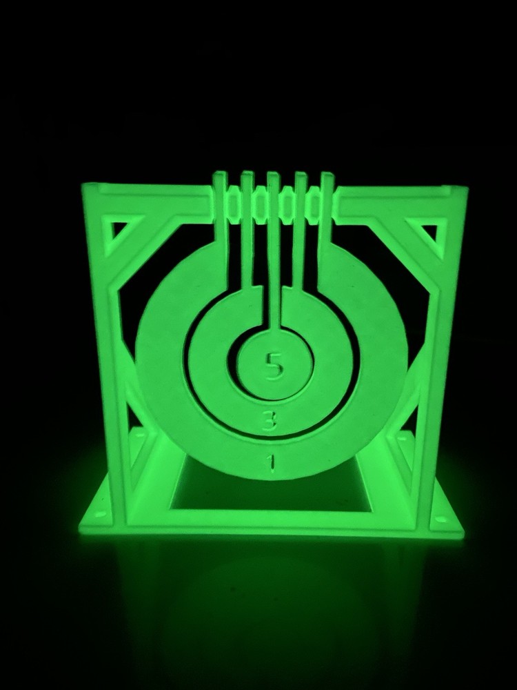 Glow Airsoft/ Nerf Spin-around Target Indoor airsoft target practice Mountable
