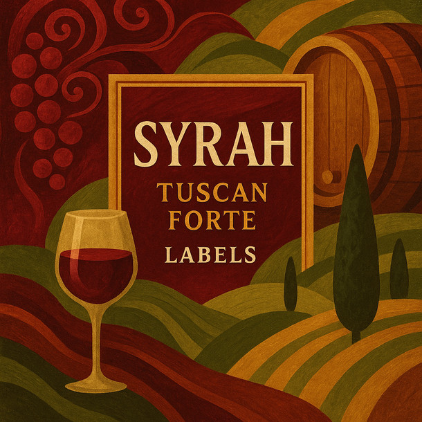 FWK Syrah Tuscan Forte Labels