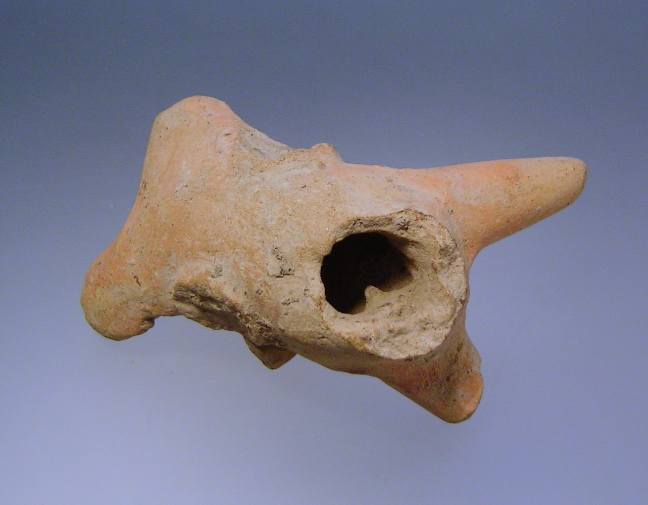 Pre Columbian Mayan Jaguar Pottery Fragment