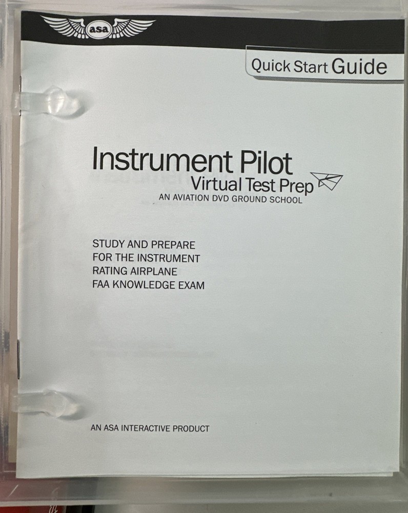 Instrument Pilot Virtual Test Prep - ASA VTP-I Comprehensive Video Ground School