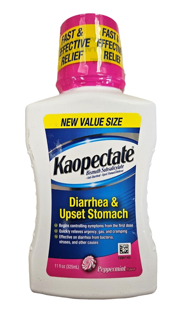 Kaopectate Diarrhea & Upset Stomach Peppermint 11oz  --