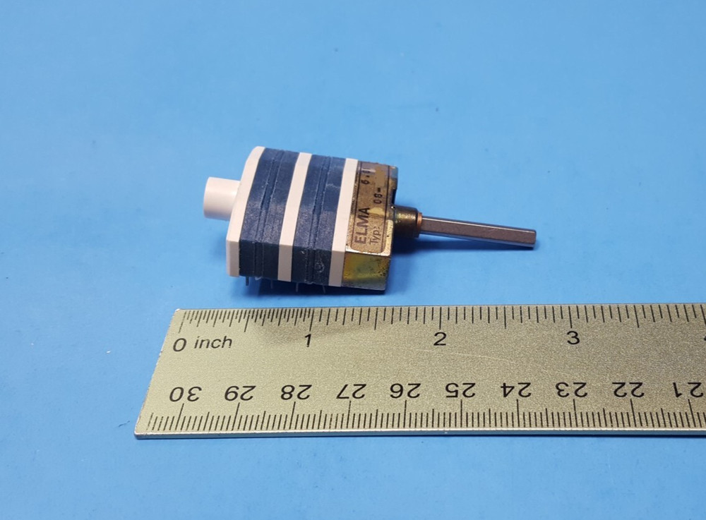 SELECTOR SWITCH, 08-1341, ELMA, Rotary