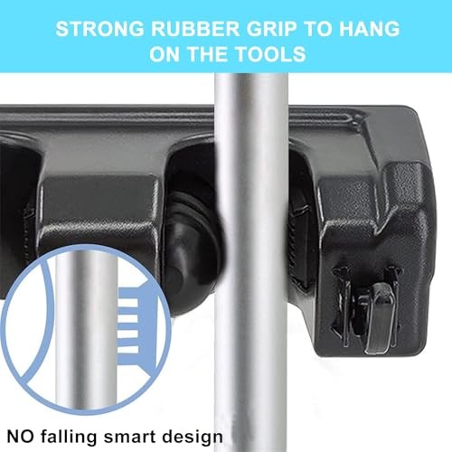 Broom and Mop Holder Wall Mount, Hooks Hanger for Mops and Broom, Organizer