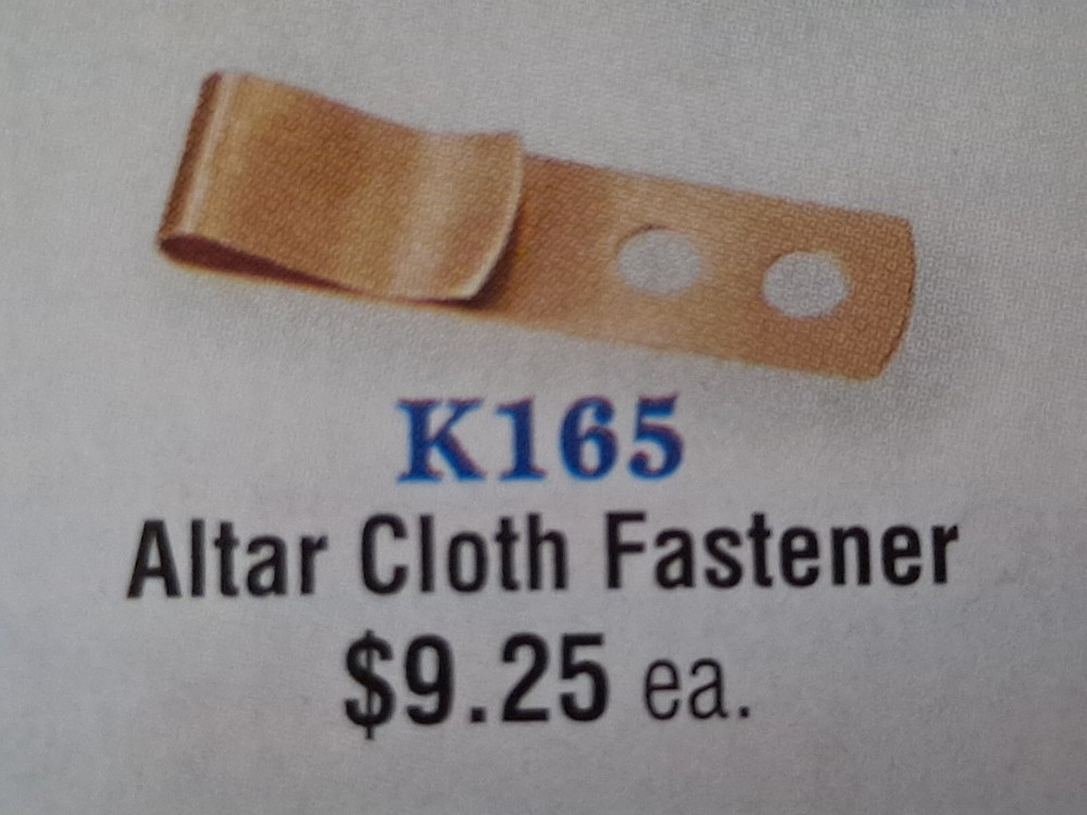 Altar Cloth Fastener Koley #K165