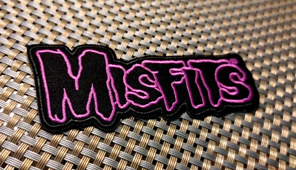Misfits (band) Purple logo Embroidered Patch Samhain Danzig US Ship