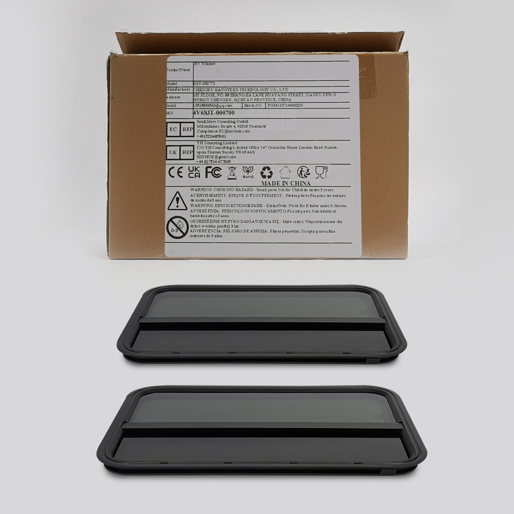 RV Window, 2 PCS RV Windows, RV Vertical Slide Window