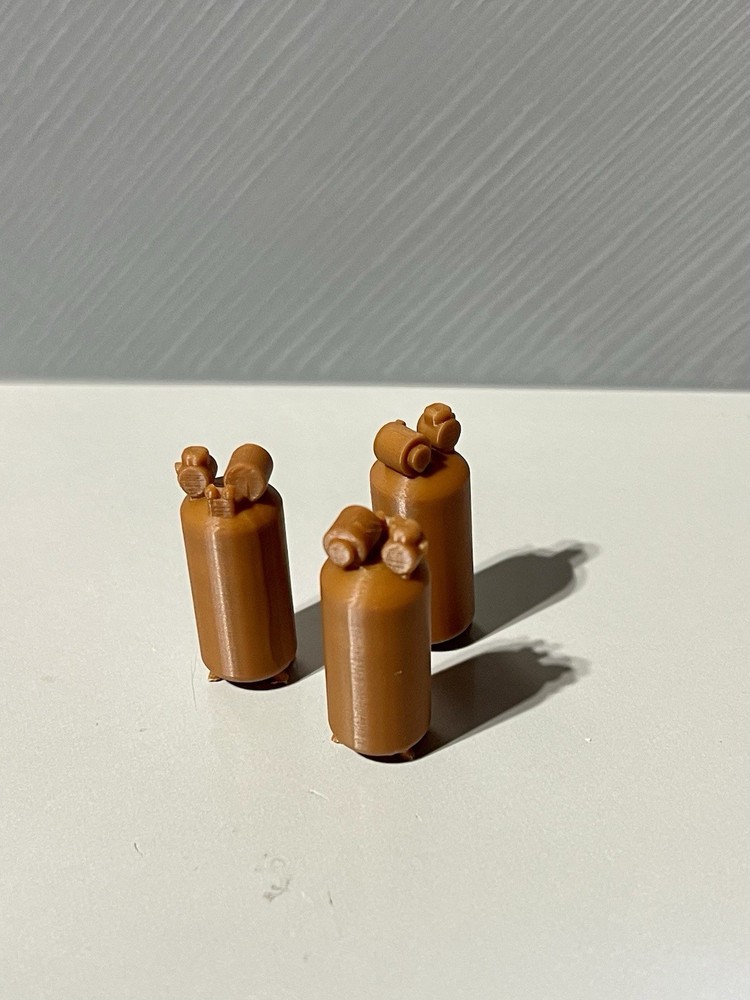 (3 Pack) 1:64 Scale Air Compressor, Diorama Prop Accessory