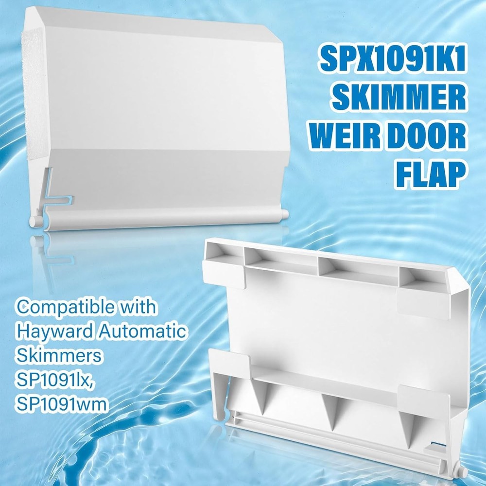 2 Pool Filter Baskets & 2 Weir Doors - Compatible with Hayward In-Ground Models