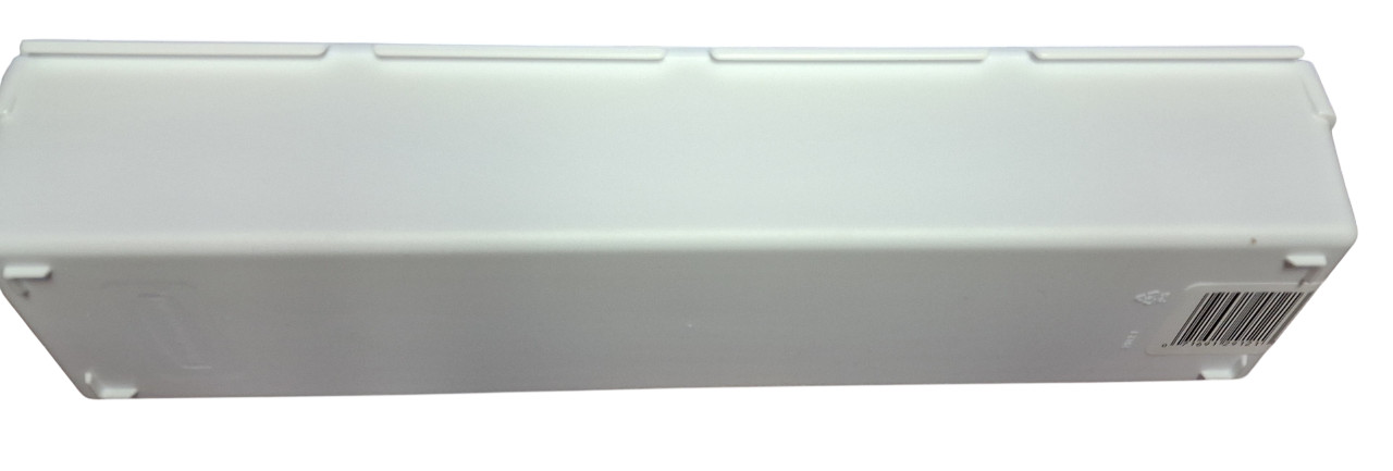 Rubbermaid 2912 Drawer Organizer 12x3x2 White Plastic Rectangular Tray Bins New