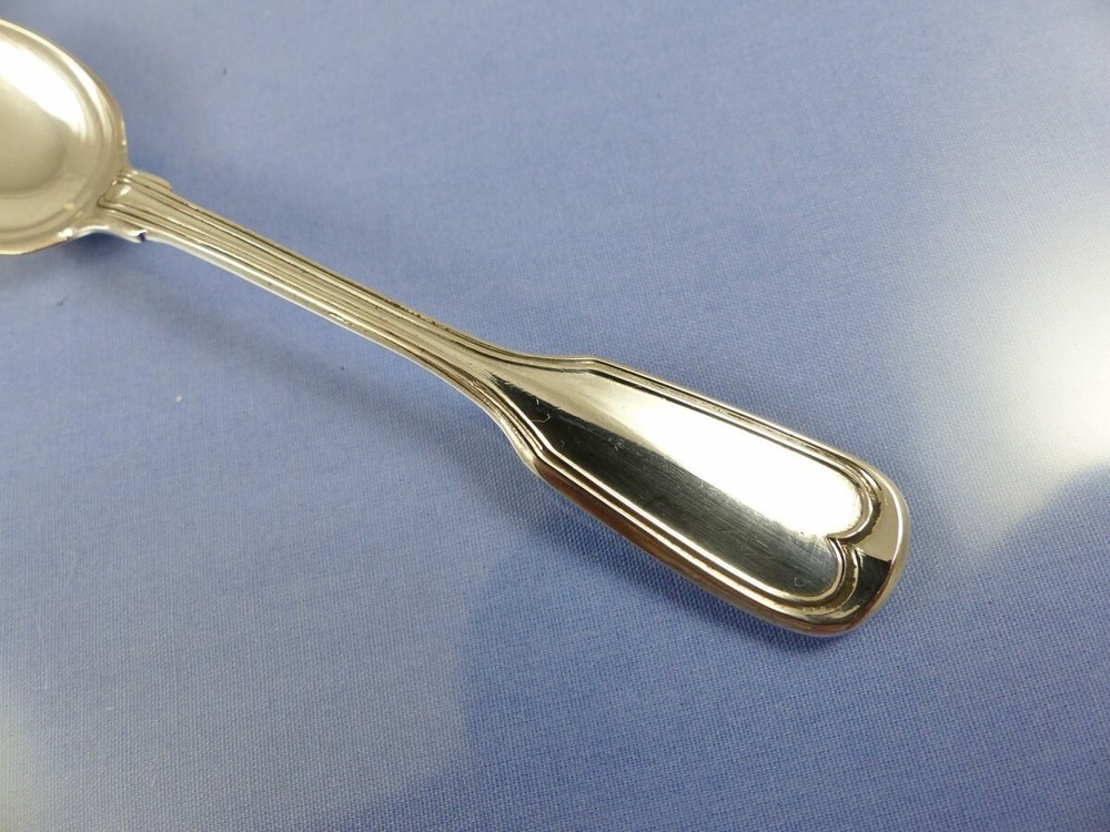 FIDDLE & THREAD DEMITASSE COFFEE SPOON BY GERMAN SILVER 800