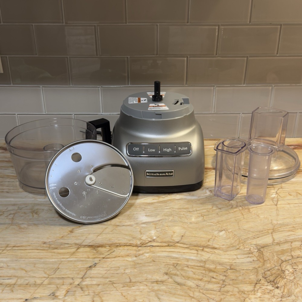 Kitchen Aid Food Processor Silver - 7 Cup - Model KFP0711