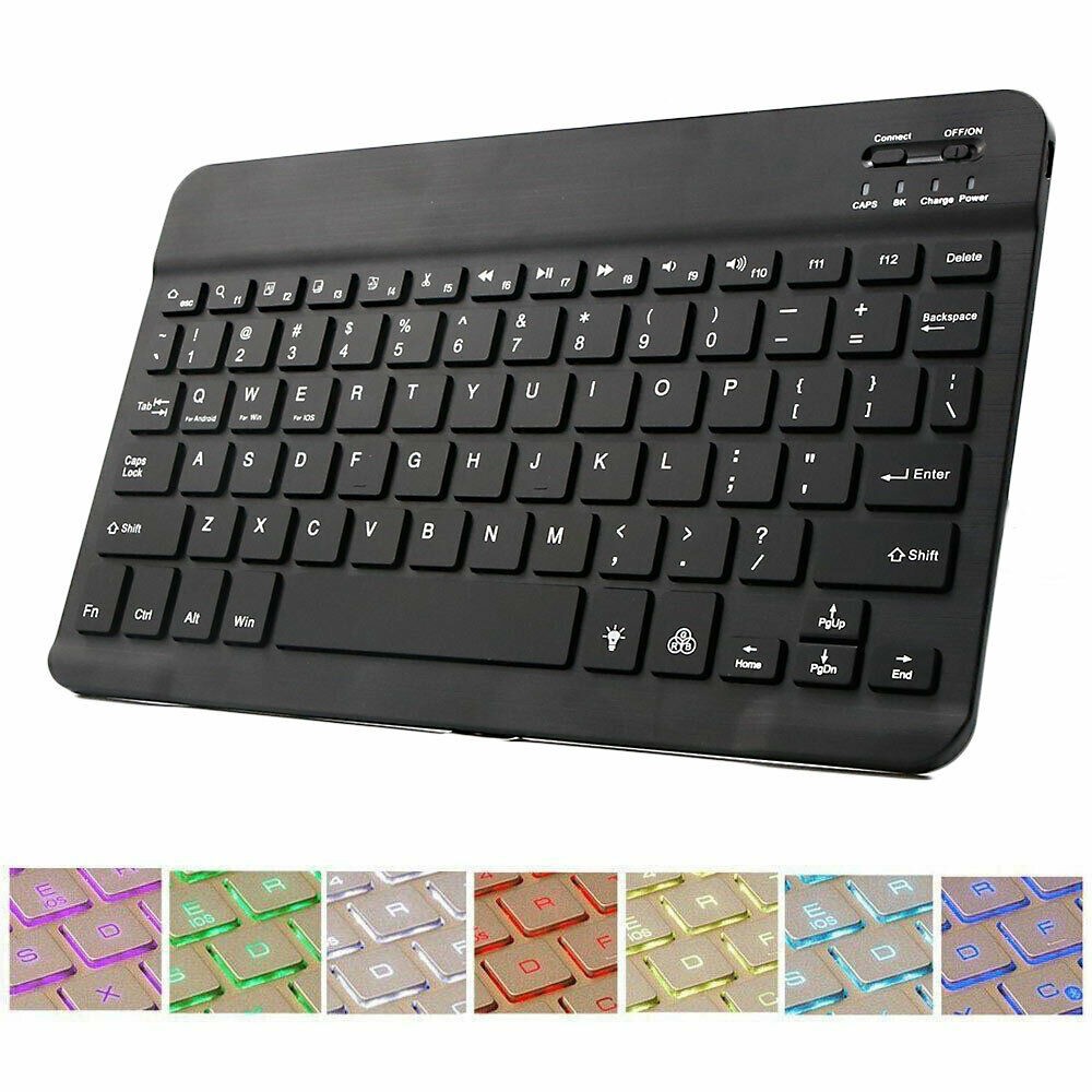 Universal Wireless Backlit Keyboard Keypad For Android Windows iOS Tablet PC