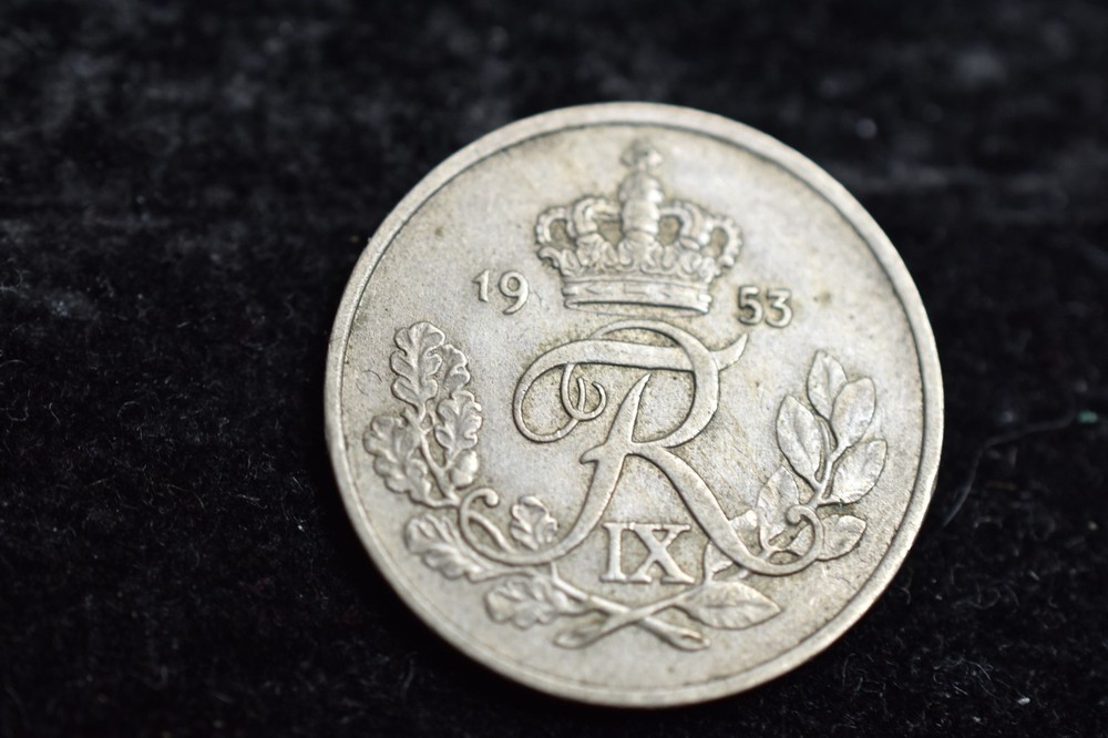 DENMARK 1953 25 ORE
