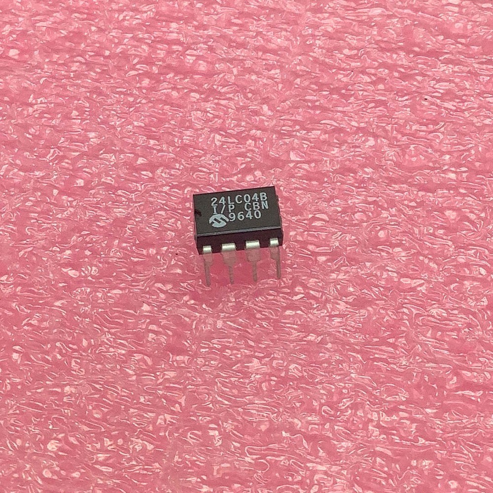 24LC04B - MICROCHIP - EEPROM IC Memory Type:Serial EEPROM