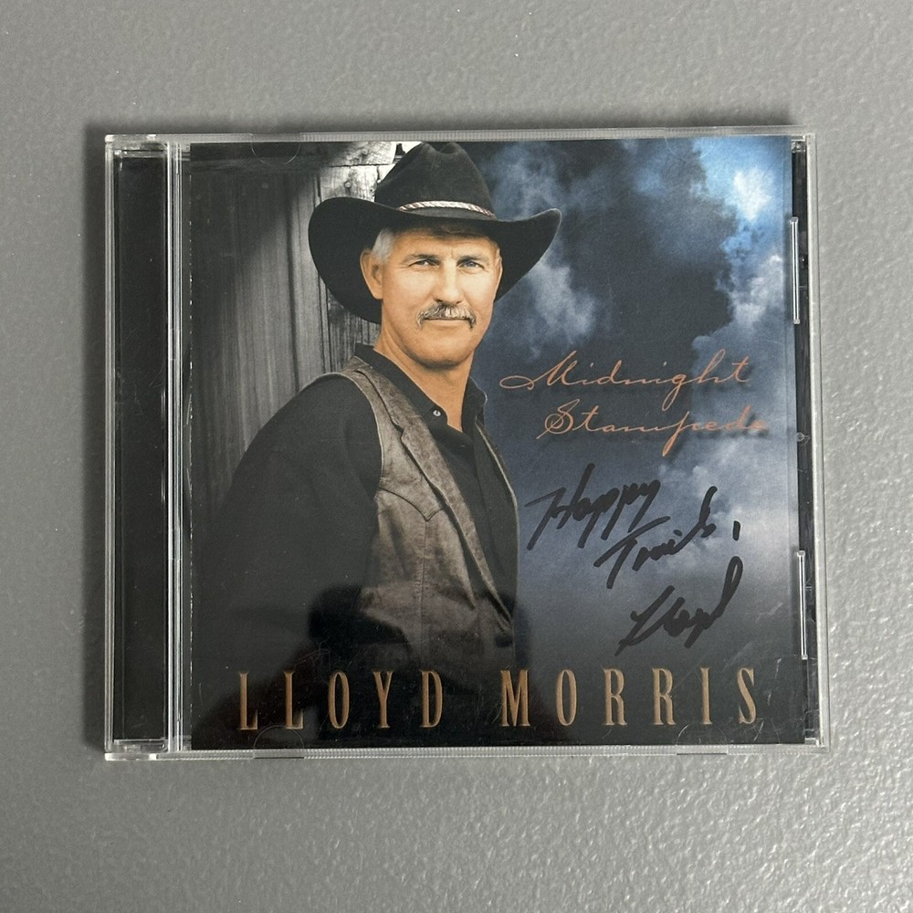 lloyd morris midnight stampede CD Autographed Signed