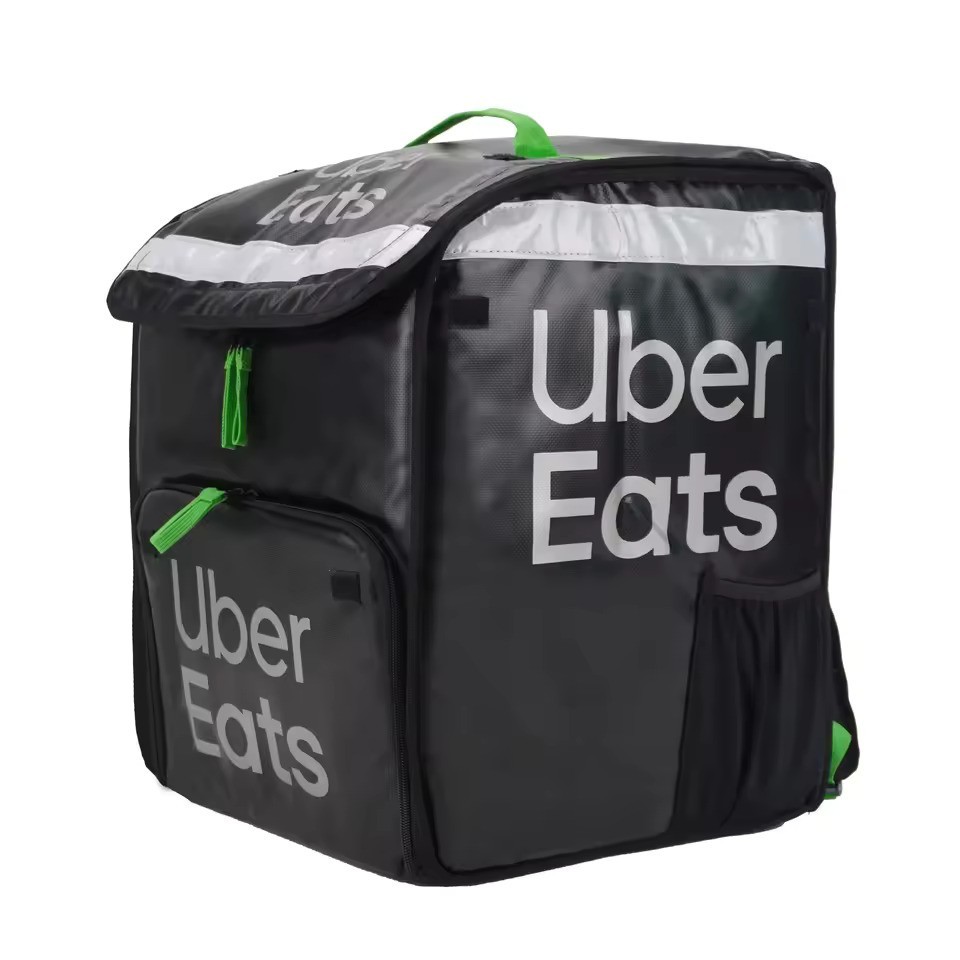 Uber Eats Double-Shoulder Takeaway Bag–PVC Waterproof Thermal Insulation Deliv