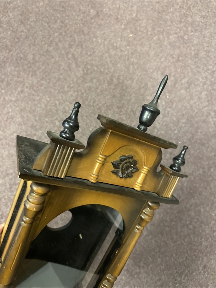 Antique 2 Weight German Vienna Regulator Wall Clock Case
