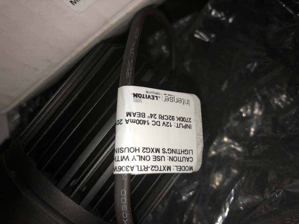 Leviton Intense LED Recessed Light Assembly White Round MXTG2