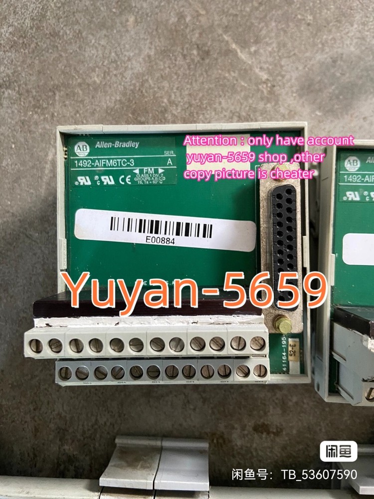 1 PC  USED  TEST  OK   1492-AIFM6TC-3  PLC   Module#B835U   CL