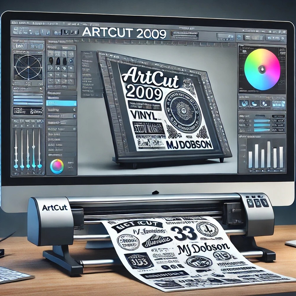 ARTCUT 2009 Vinyl Cutting Plotter Software – Sign Making USB – Plotter Tool