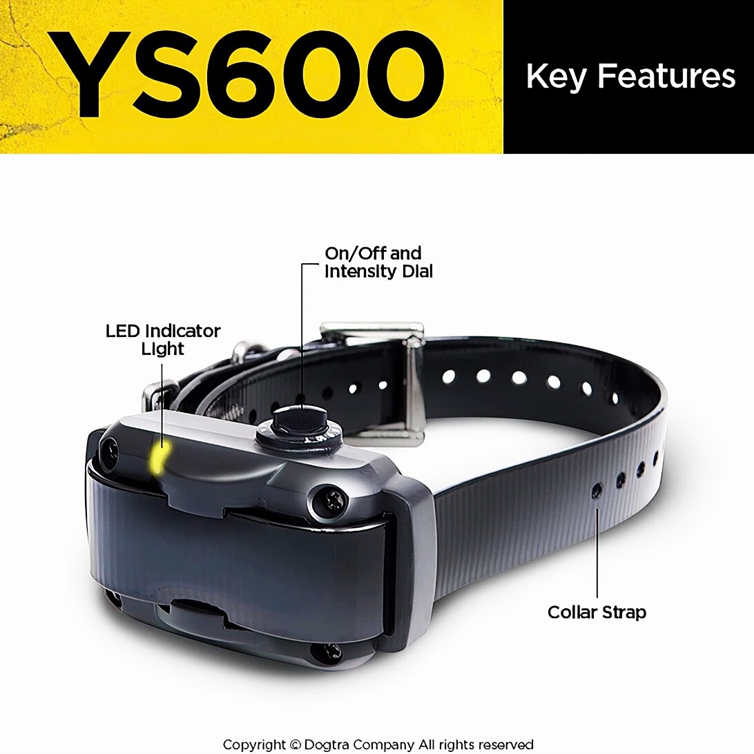 DOGTRA YS600 No Bark Stubborn Dog Collar Barking Control