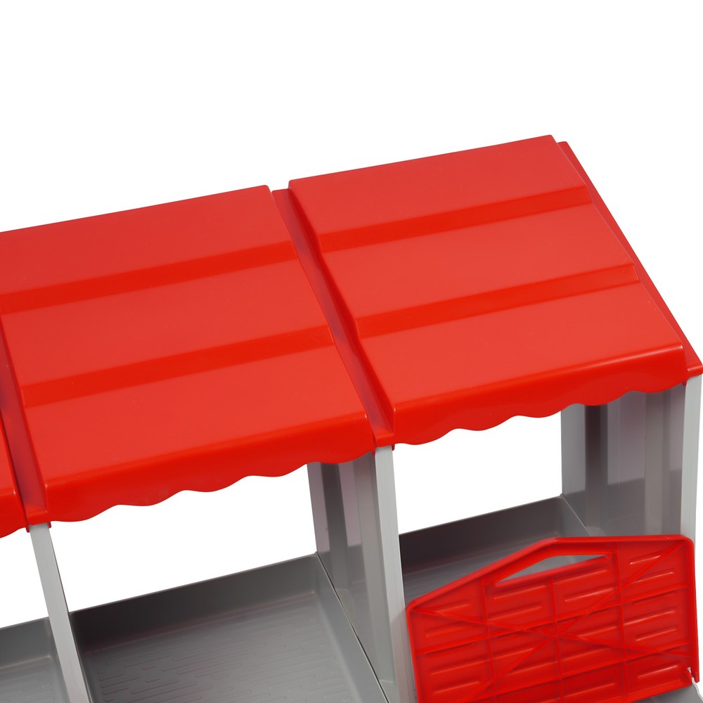 6-Compartment Chicken Nesting Box Chicken Laying Box Egg Collection 2 Mount Type