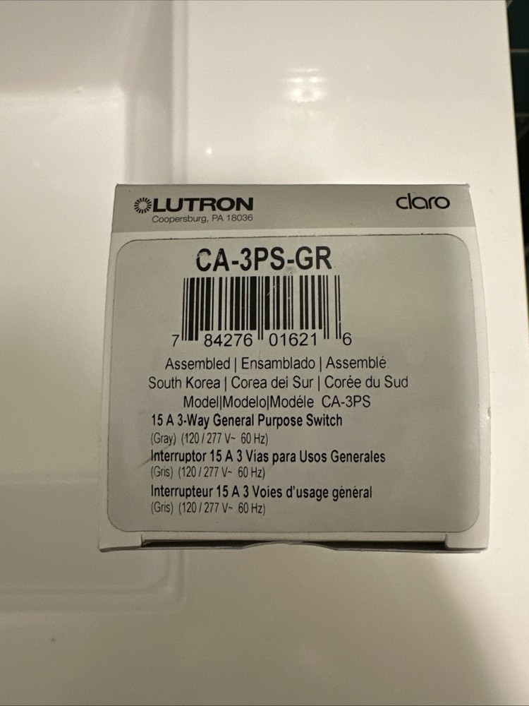 Lutron Claro General Purpose Switch CA-3ps-GR