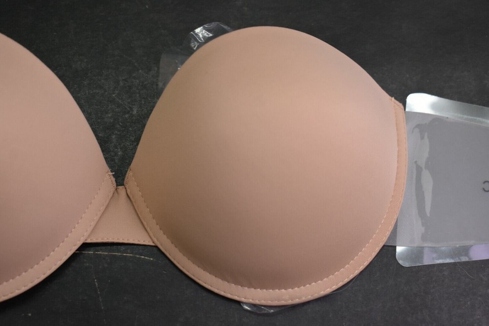 Go Bare Womens Ultimate Boost Bra Strapless Adhesive Backless Push Up Cups C
