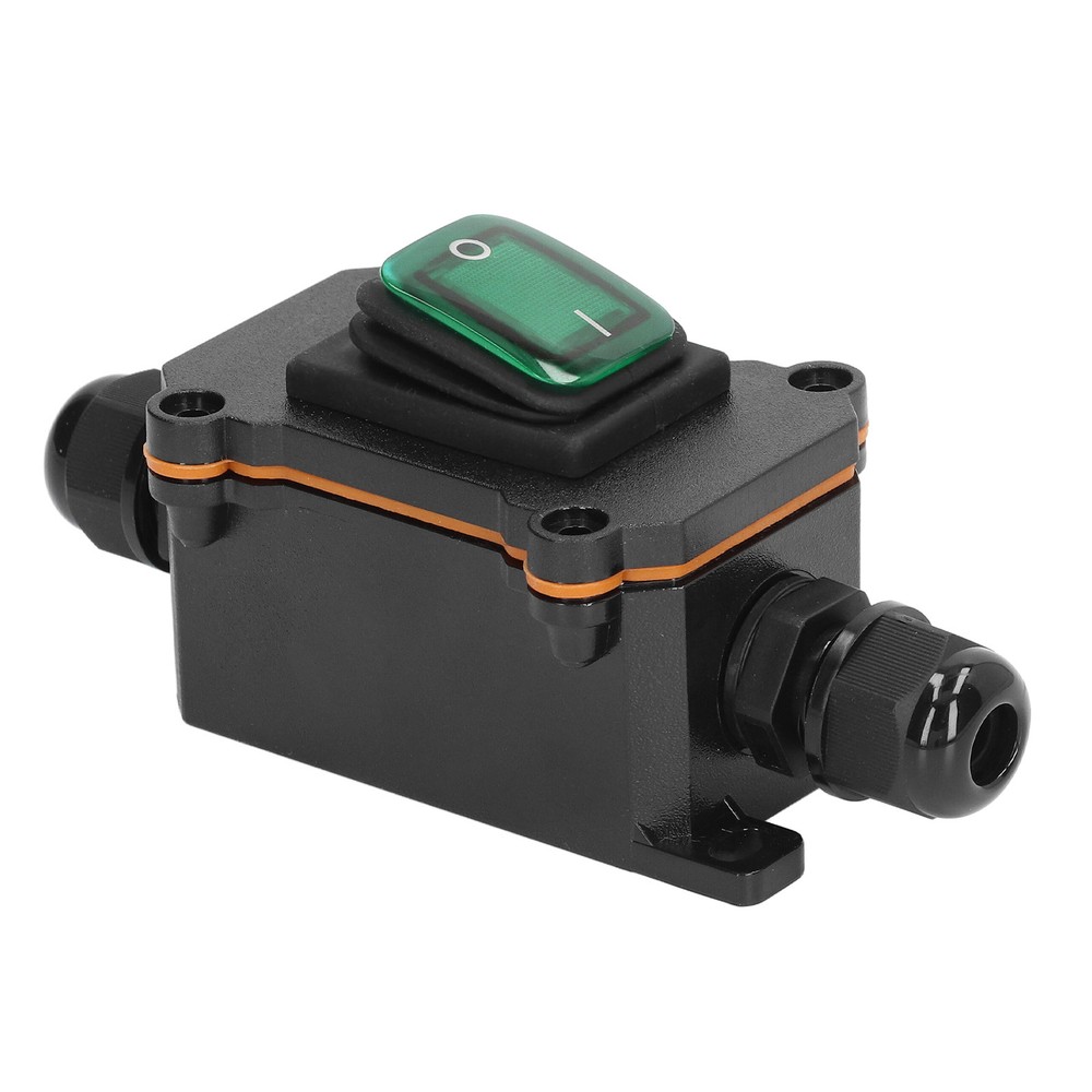 4Pin 2Position Inline Cord Switch With Rocker Button OnOff Outdoor Toggle Switch