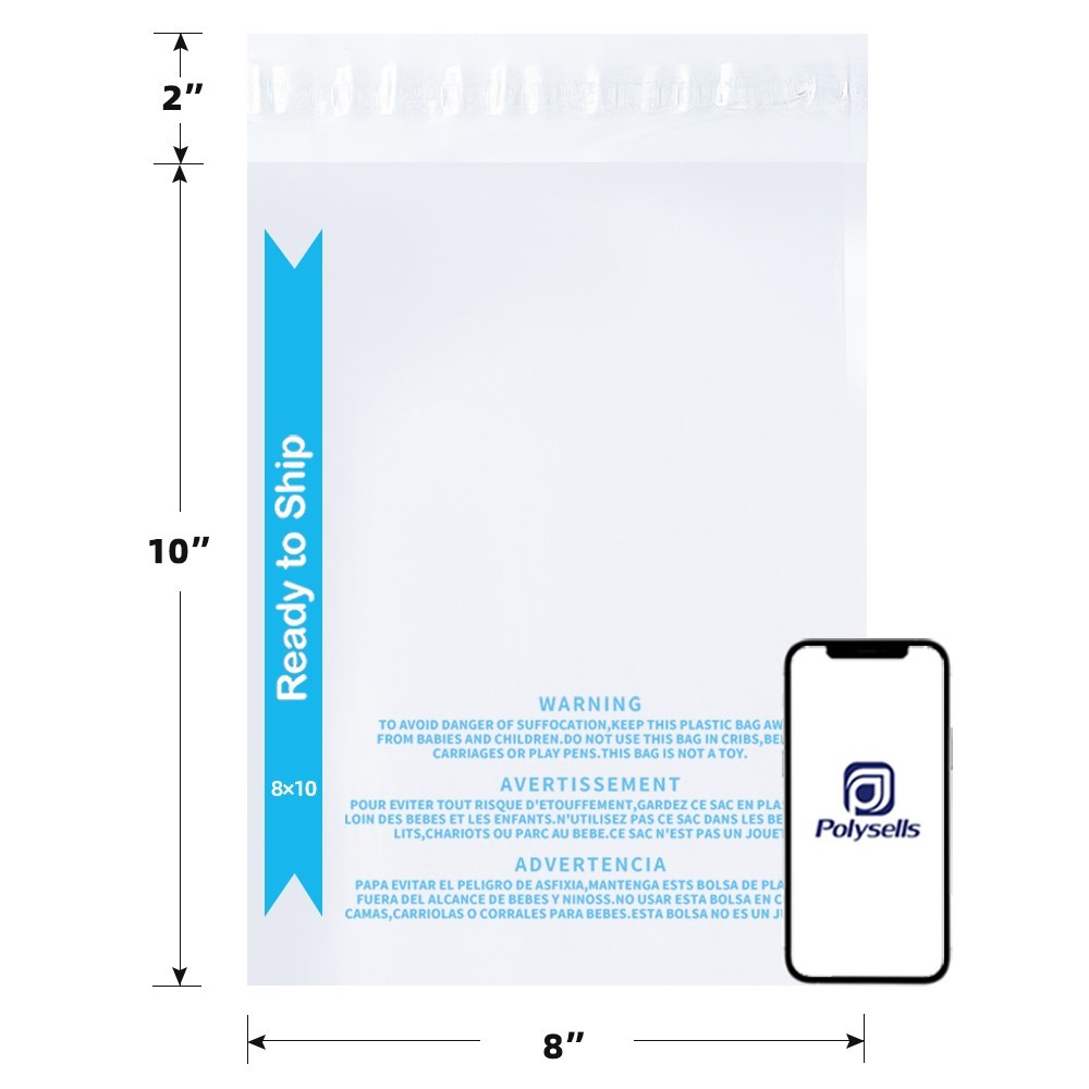 Clear Poly Bags with Suffocation Warning - 6x9,8x10,9x12,11x14,12x15,14x20,18x24