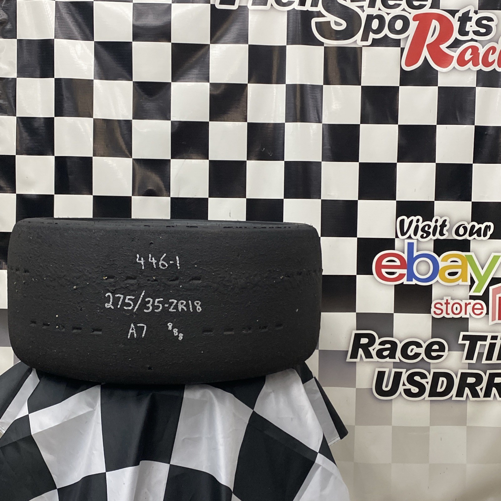 446-1 USDRRT HOOSIER DOT Road Race / Auto-X Tire. 275/35 ZR18 A7