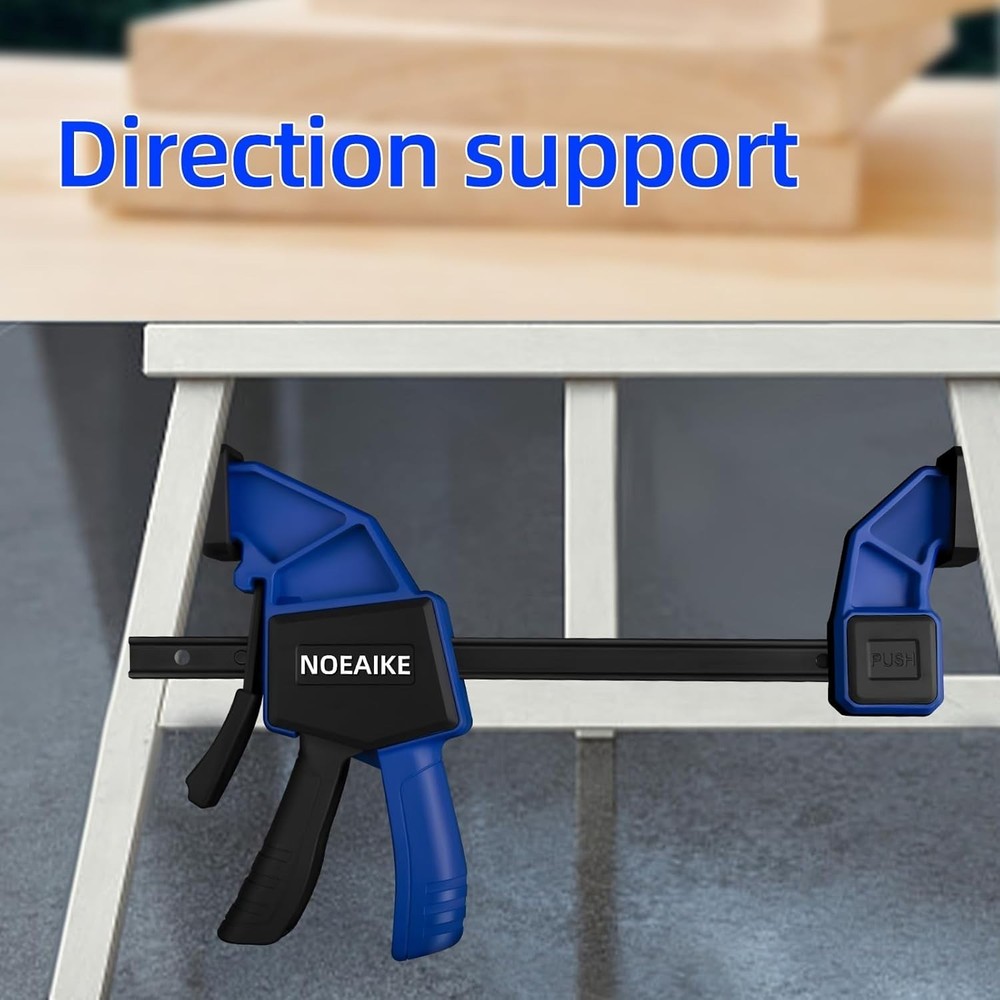 Durable 12-Inch Woodworking Clamps Set (4-Pack) with Quick Spreader Function