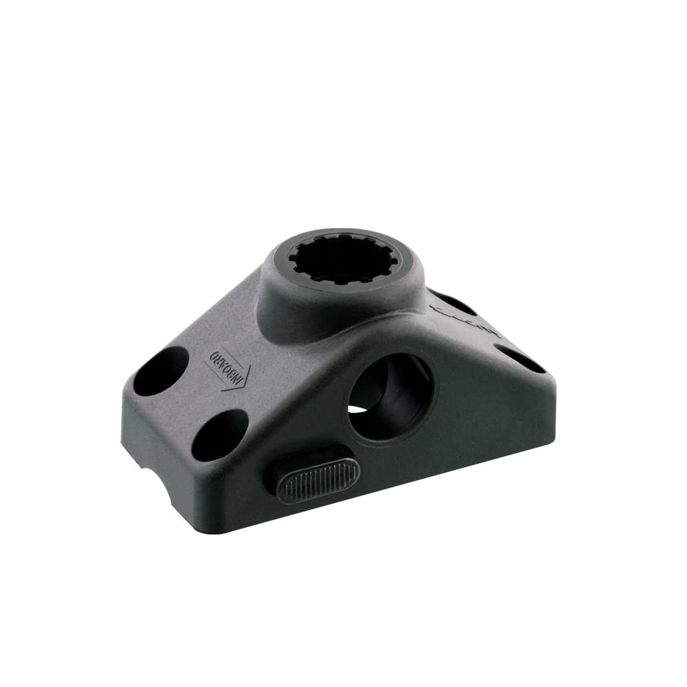 Scotty #241L-BK Locking Side Deck Mounting Bracket, Black, Small Small, Black