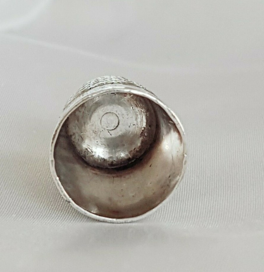 Silver THIMBLE ~ Charles Horner (CH) DORCAS ~ Size 9