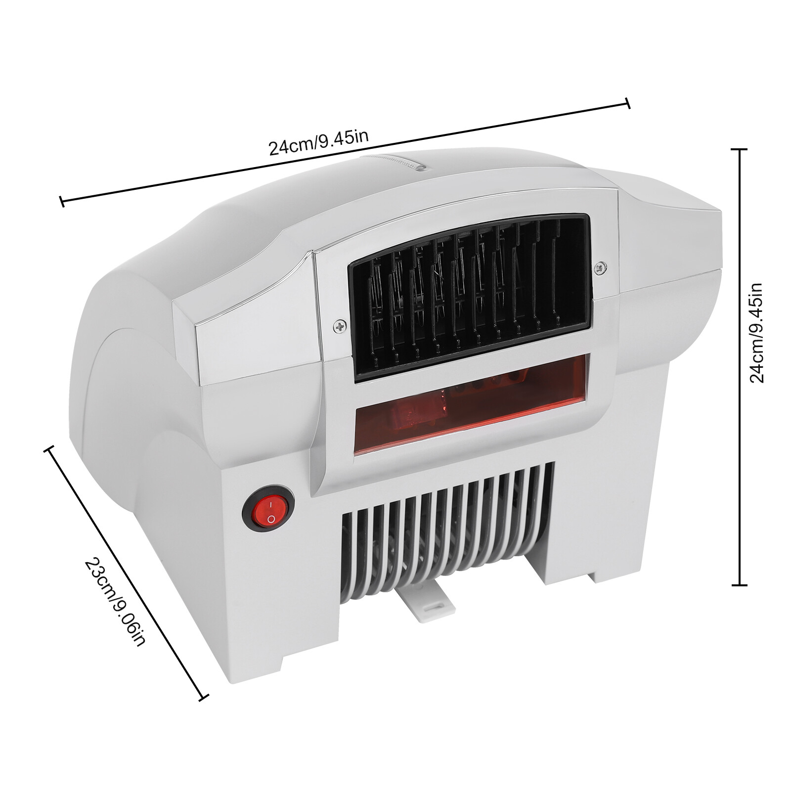 1800W Automatic Electric Hand Dryer Commercial and Household Use Silver 70-75dB