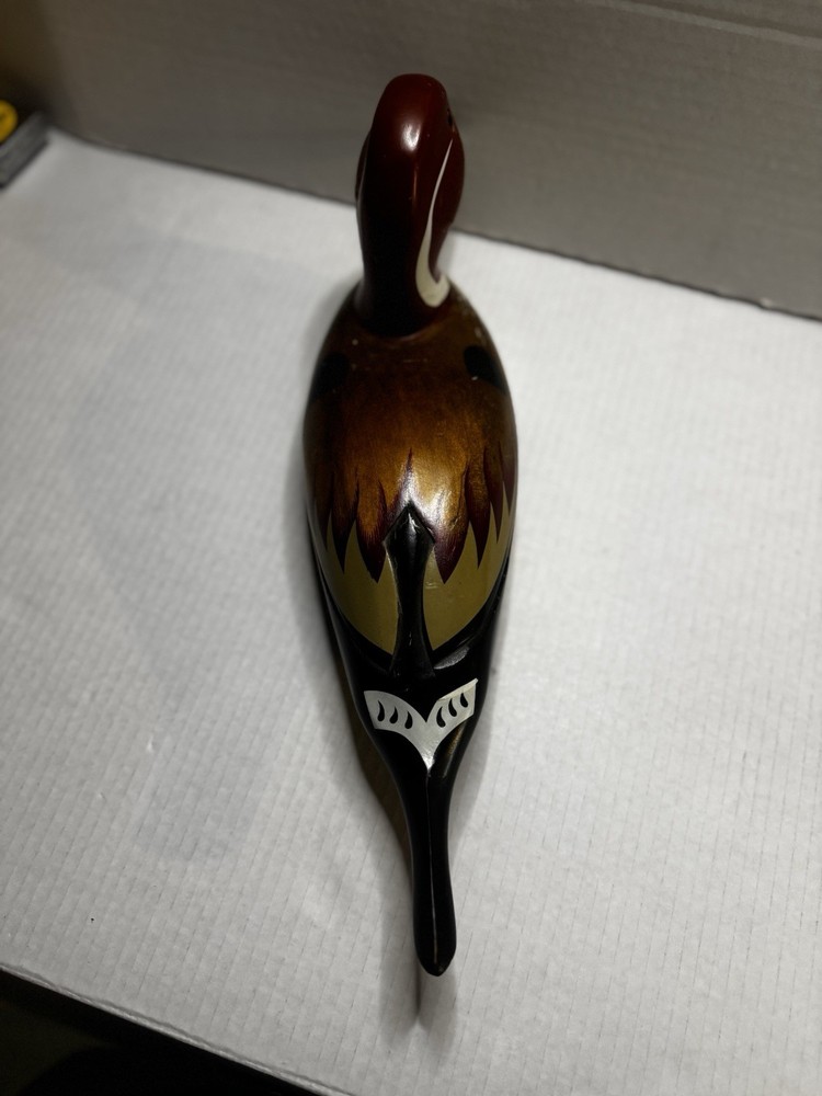 Wood Decoy Duck - Hand Painted -