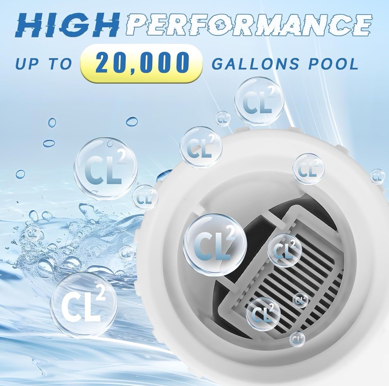 Salt Water Pool Chlorinator System for Hayward T-Cell-5 for Pools (MSRP $250)