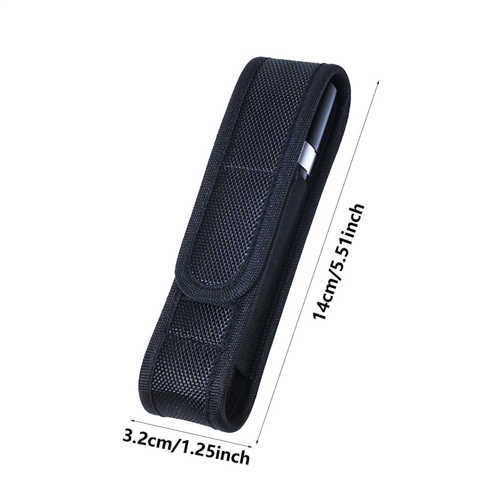 Waterproof Flashlight Holder Nylon Belt Holster Flashlight Torch Case Pouch