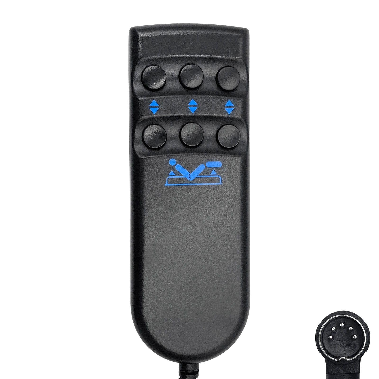 6 Button 5 Pin Medline Semi Electric Bed Remote Replacing MDR510094 MDR530094