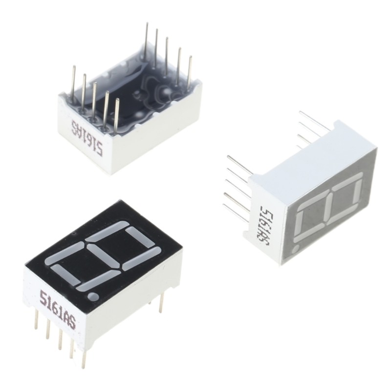 10PCS 0.56inch Digital Tube LED Display 1 Bit Display Common Anode / Cathodes
