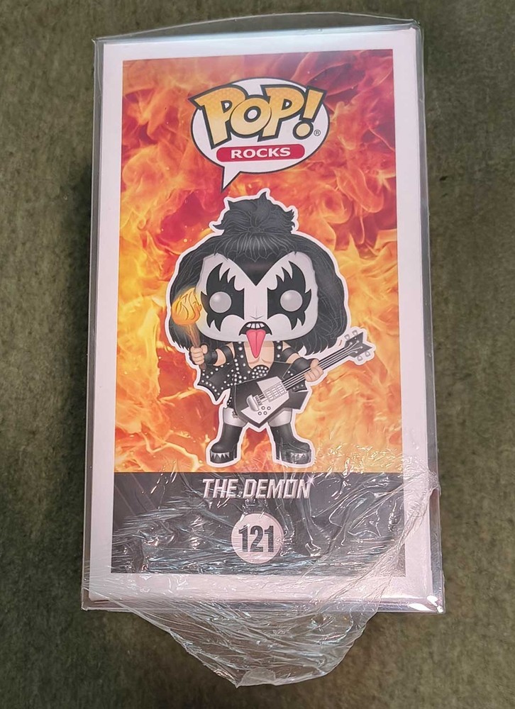Funko Pop! Rocks: Kiss - The Demon Vinyl Figure #121 Gene Simmons Unopened Box