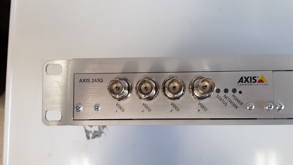 Axis 291 1U Video server rack w/ 243Q 4 input module