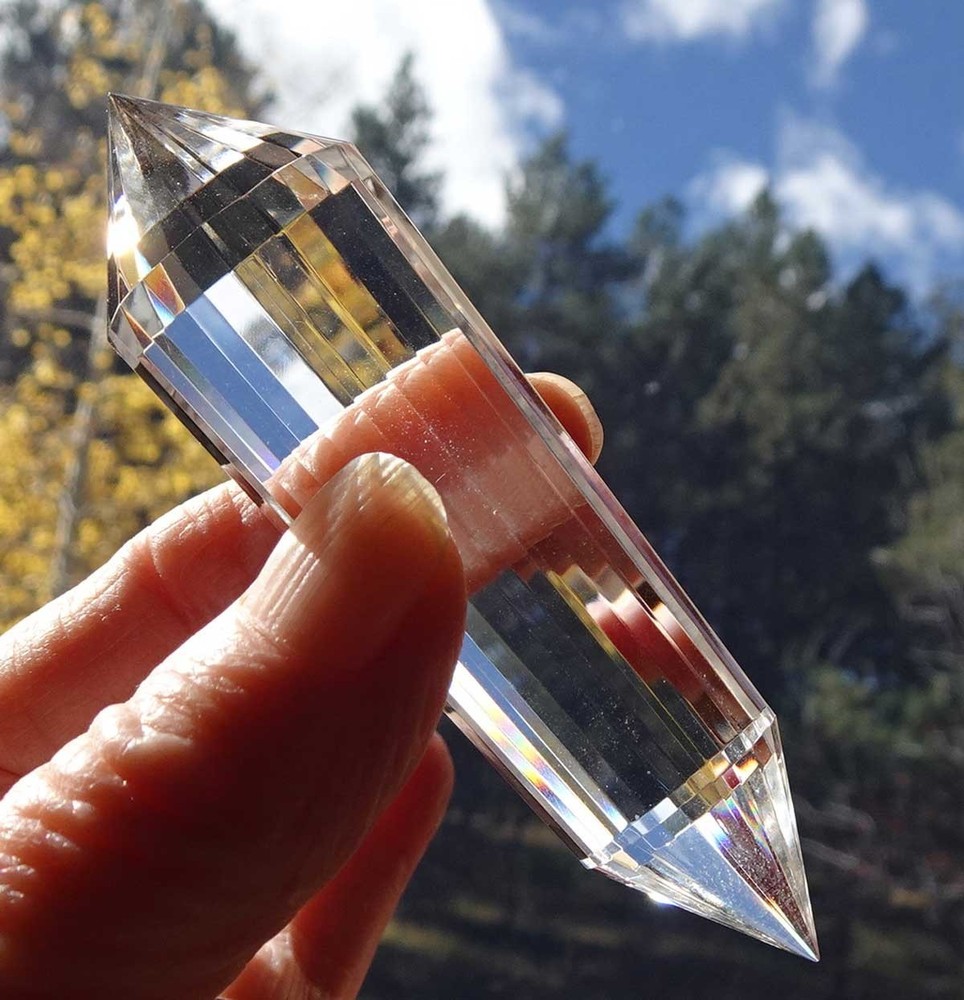 Clear Quartz Vogel 24-sided Crystal - v501