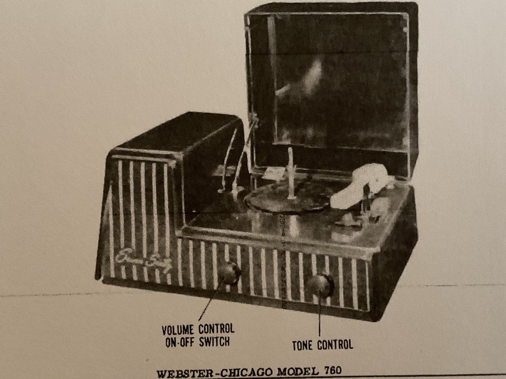 Webster Chicago Model 760 Recap Kit