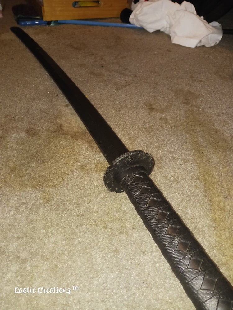 Black Martial Arts Practice Sword